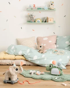 Gioco da Tirare 2-in-1 Elphee - Sabbia - Usalo con il Vagone o Come Peluche! - 12m+