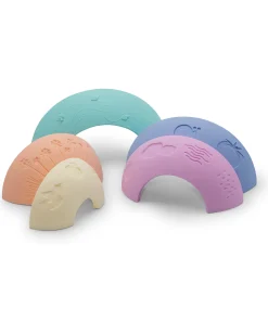 Gioco Impilabile - Over the Rainbow - Pastel - Silicone Alimentare