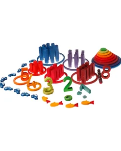 Gioco in Legno Anelli e Cerchi Concentrici - 20 pezzi