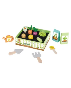 Gioco in Legno - Il Mio Orto - 14 Pezzi - 21 x 17 x 7,5 cm - 3+ Anni
