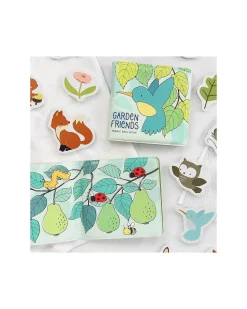 Gioco Libro da Bagno - Garden Friends - Si Colora al Contatto con l'Acqua!