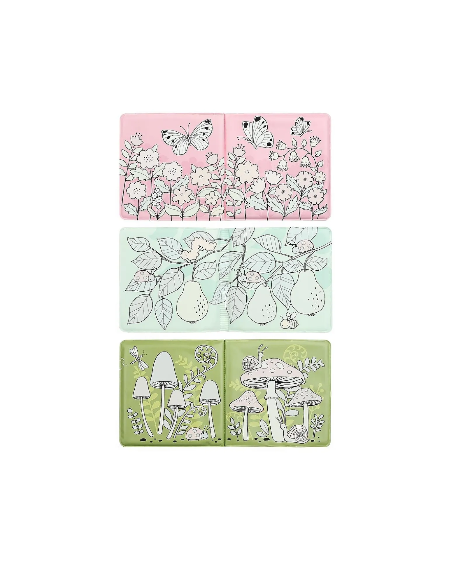 Gioco Libro da Bagno - Garden Friends - Si Colora al Contatto con l'Acqua!