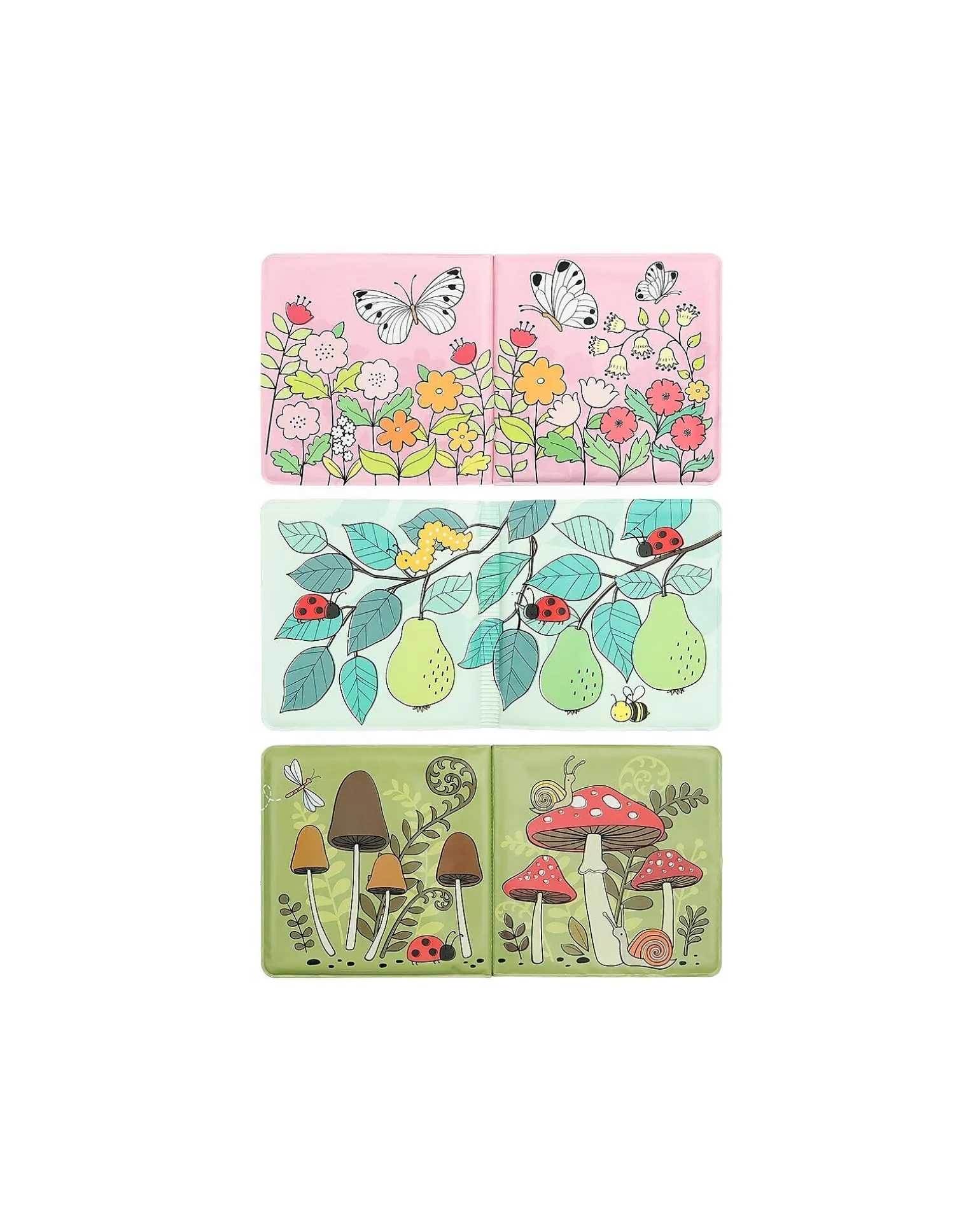 Gioco Libro da Bagno - Garden Friends - Si Colora al Contatto con l'Acqua!