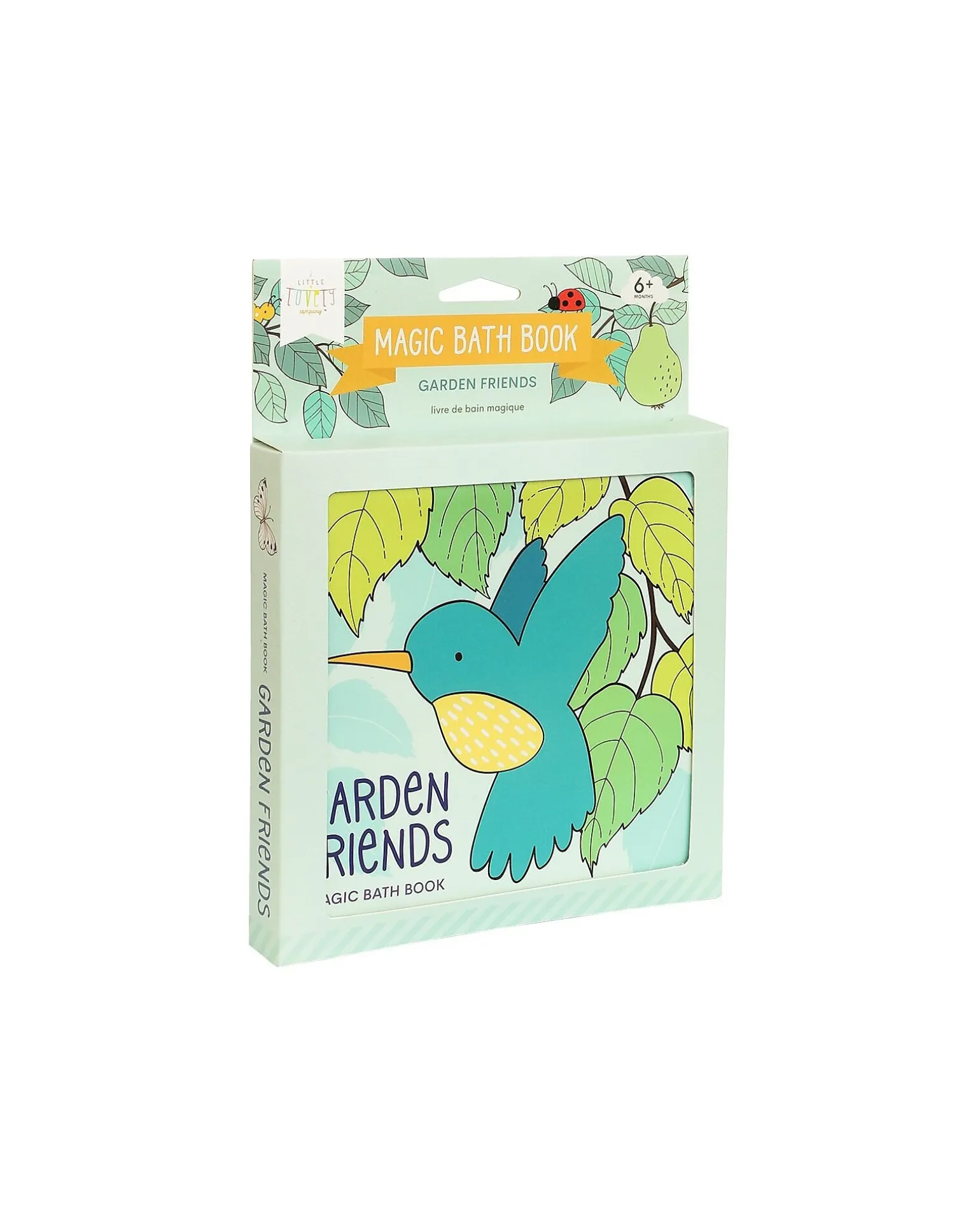 Gioco Libro da Bagno - Garden Friends - Si Colora al Contatto con l'Acqua!