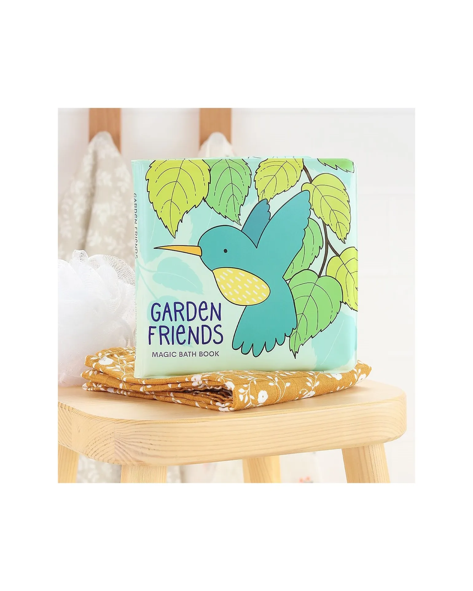 Gioco Libro da Bagno - Garden Friends - Si Colora al Contatto con l'Acqua!