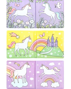 Gioco Libro da Bagno - Unicorn Dreams - Si Colora al Contatto con l'Acqua!