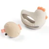 Gioco Multisensoriale 2-in-1 - Massaggiagengive e Sonaglio - Clucky - Sabbia - 3m+