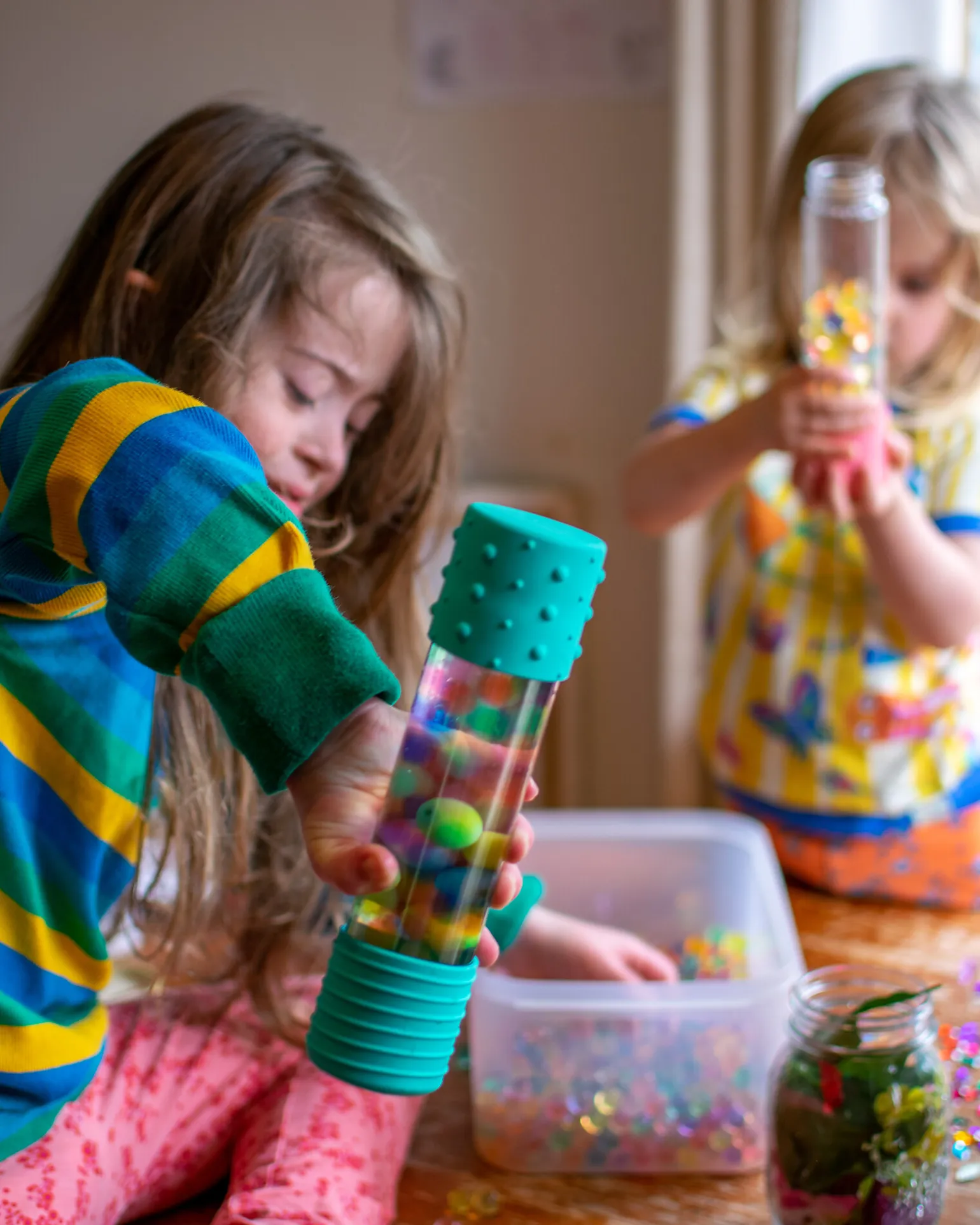 Gioco Sensoriale - DIY Calm Down Bottle - Menta - dai 3 Anni
