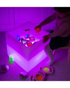 Gioco Sensoriale Luminoso - Play Cube - 40 x 40 x 40 cm - con Alimentatore