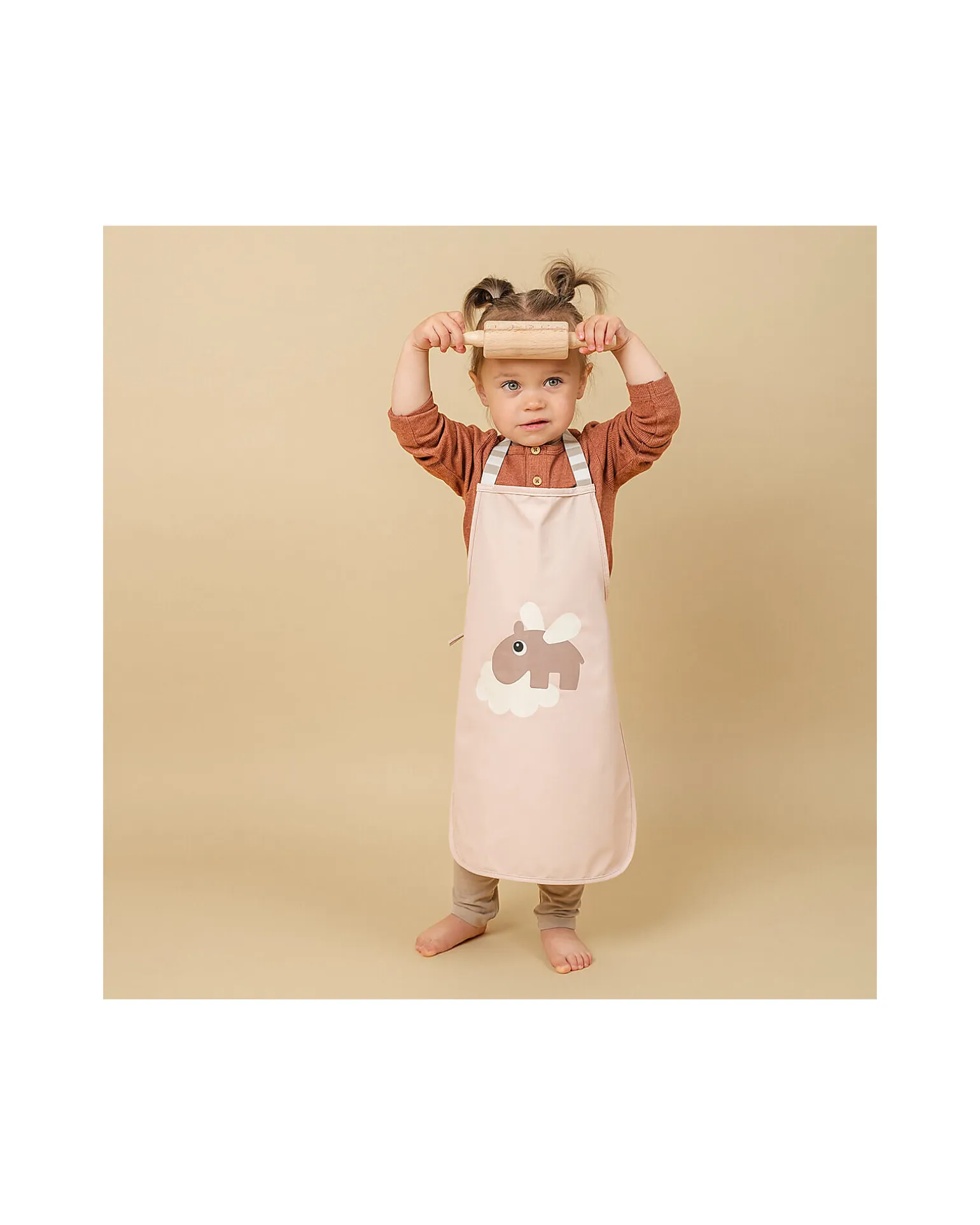 Grembiule Impermeabile con Collo Elastico - Beige - Lalee