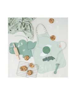 Grembiule Impermeabile con Collo Elastico - Verde - Happy Clouds