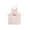 Grembiule Impermeabile con Collo Elastico - Rosa Cipria- Happy Clouds