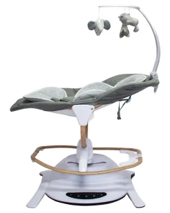 2 in 1 Sdraietta e Dondolo - Pure White - Con Giochi e Melodie