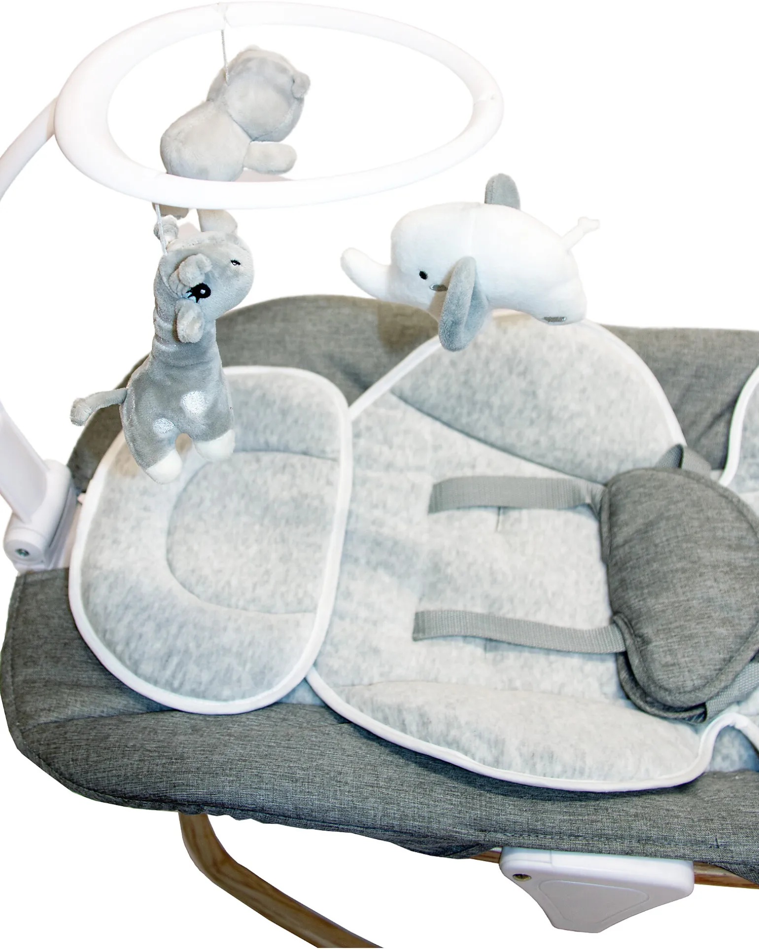 2 in 1 Sdraietta e Dondolo - Pure White - Con Giochi e Melodie