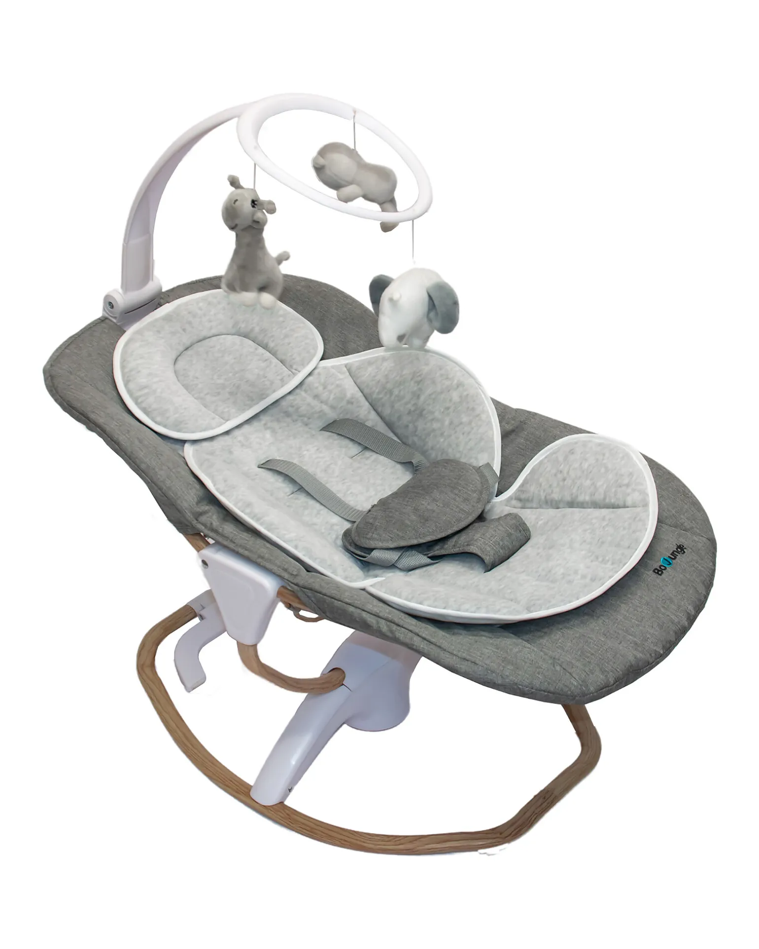 2 in 1 Sdraietta e Dondolo - Pure White - Con Giochi e Melodie