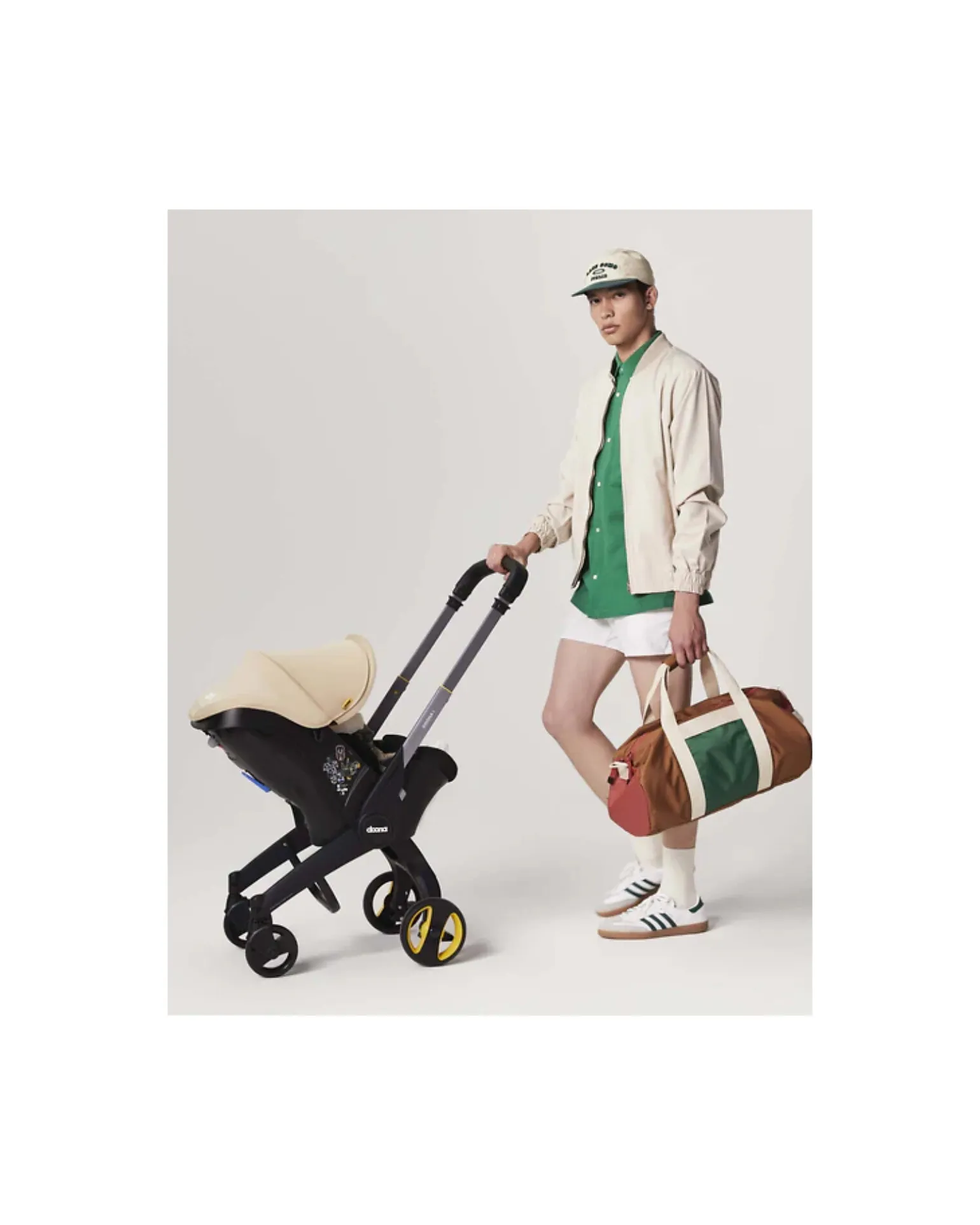 2 in 1 Seggiolino Auto e Passeggino Doona i - Sahara Sand - Si Trasforma in Pochi Secondi!