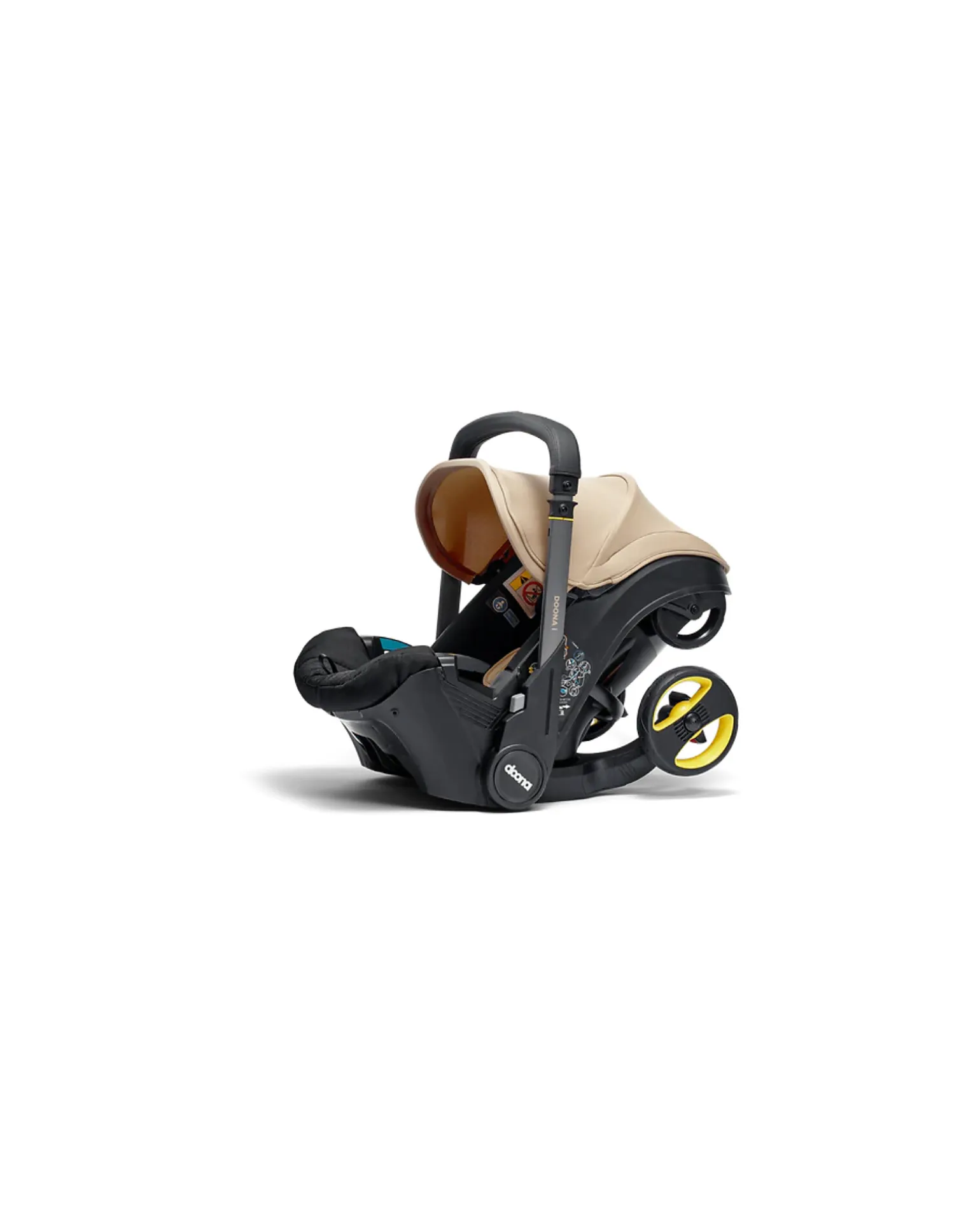 2 in 1 Seggiolino Auto e Passeggino Doona i - Sahara Sand - Si Trasforma in Pochi Secondi!