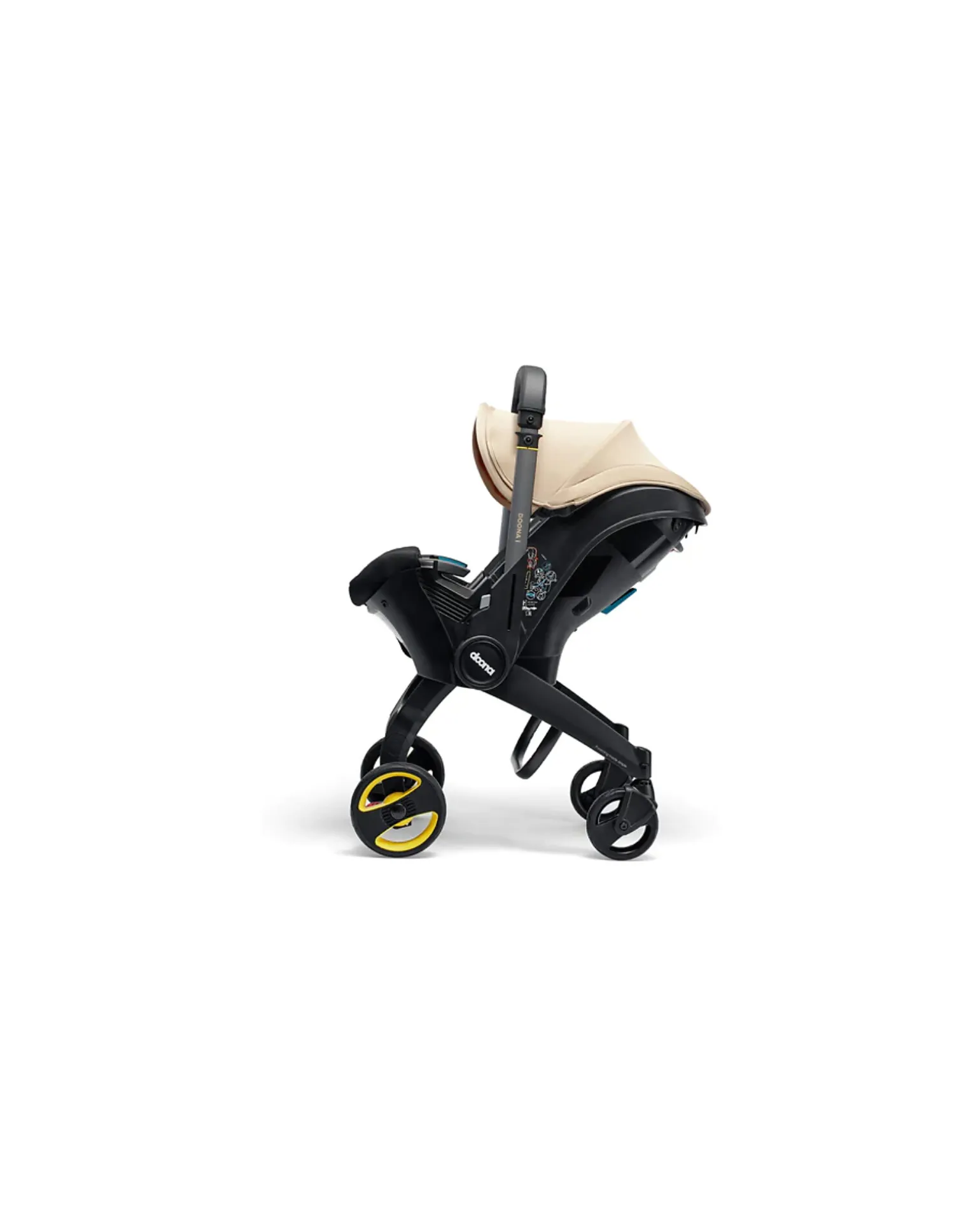 2 in 1 Seggiolino Auto e Passeggino Doona i - Sahara Sand - Si Trasforma in Pochi Secondi!