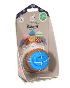 3-in-1 Sonaglio Cupcake - Massaggiagengive - Gioco da Bagno - Bakery Items - 100% Caucciù Naturale