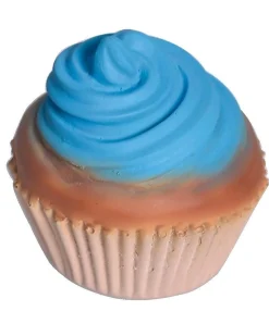3-in-1 Sonaglio Cupcake - Massaggiagengive - Gioco da Bagno - Bakery Items - 100% Caucciù Naturale