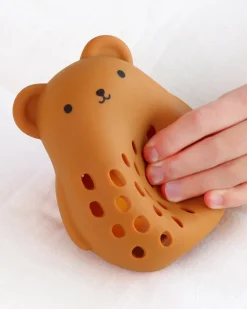 2 in 1 Sonaglio e Massaggiagengive in Silicone - Orsetto - 10 x 13,5 x 8,5 cm