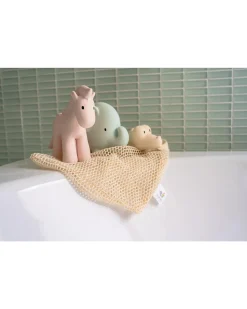 3-in-1 Sonaglio - Massaggiagengive - Gioco da Bagno - Set 3 pz - My First Safari - 100% Caucciù Naturale