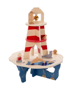 Isola del Faro in Legno di Betulla FSC - 46 x 37 cm - +3 Anni