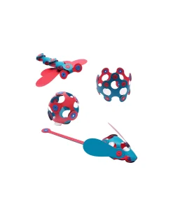 Itsy Pack - 18 Pezzi - Rosa Turchese - Gioco Magnetico STEAM - 4+ Anni