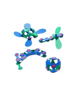 Itsy Pack - 18 Pezzi - Verde Blu - Gioco Magnetico STEAM - 4+ Anni