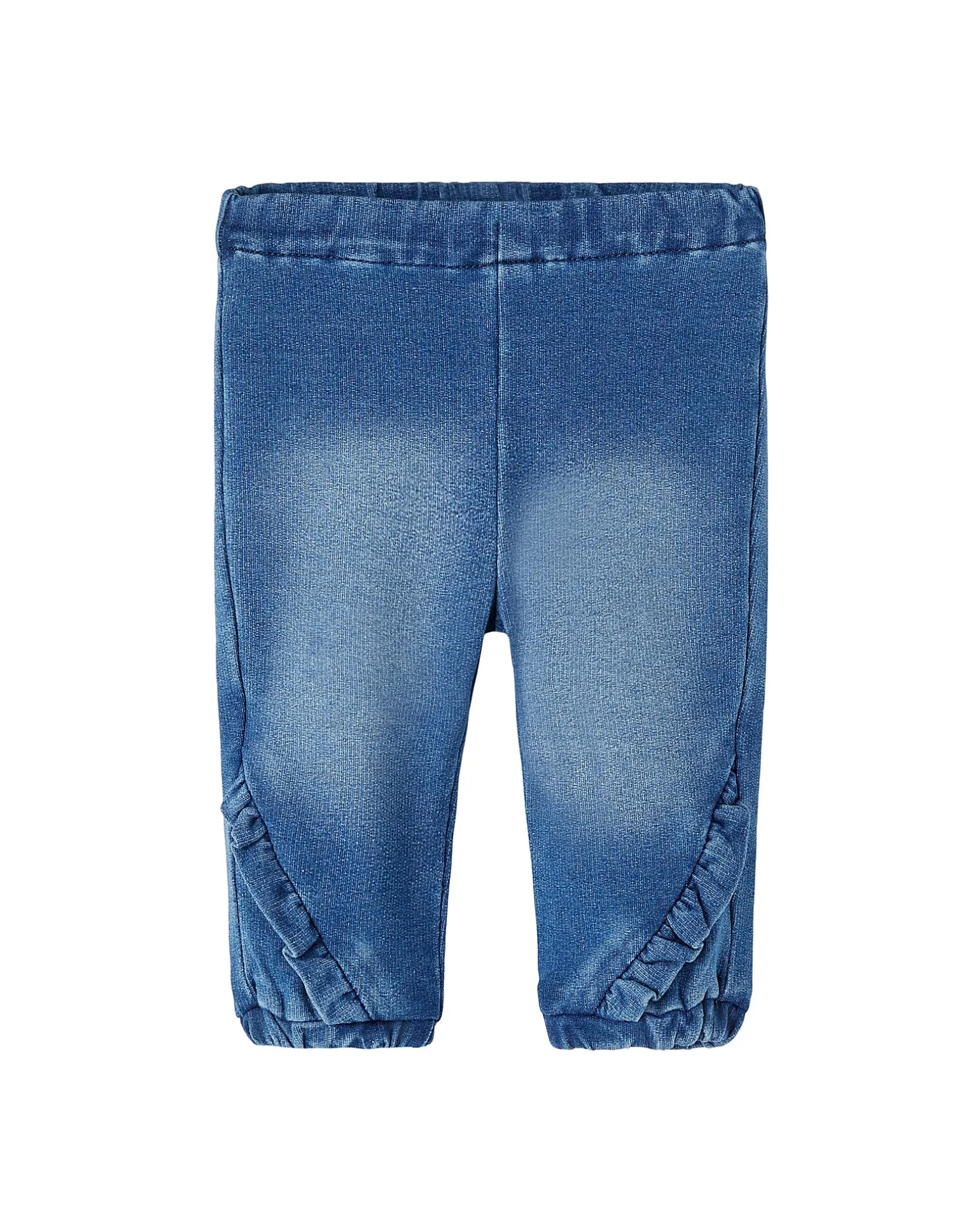 Jeans Loose Fit - Medium Blue Denim - Vita Elasticizzata