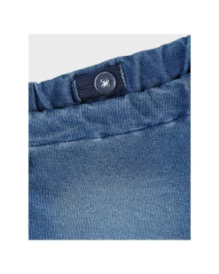 Jeans Loose Fit - Medium Blue Denim - Vita Elasticizzata