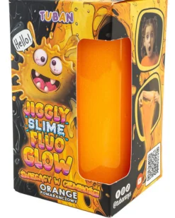 Jiggly Slime - Fluo Glow - Arancione - 430 gr - 6+ anni