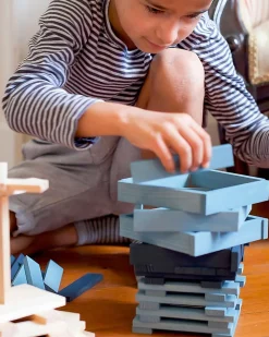 Kapla -100 pezzi in 8 colori assortiti -Educativo e divertente!