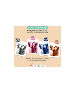 Kiimento Carta Fotografica Ink-Free per Fotocamera Model P2 - 40 Fogli