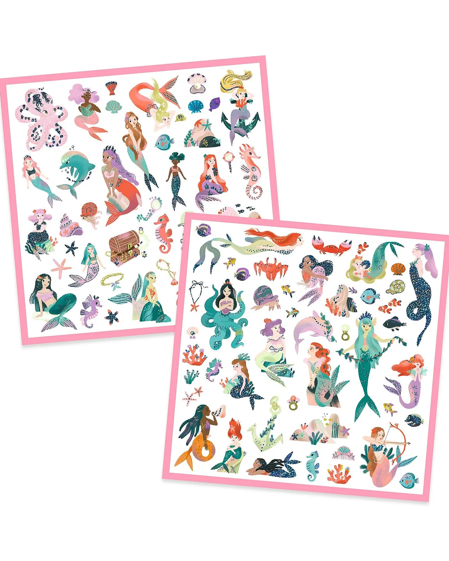 Kit 160 Adesivi - Sirene Scintillanti - 4+ anni