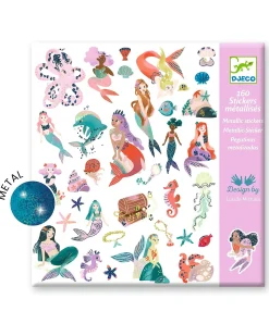 Kit 160 Adesivi - Sirene Scintillanti - 4+ anni