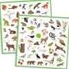 Kit 160 Adesivi - Tema Fauna - dai 4 ai 7 anni