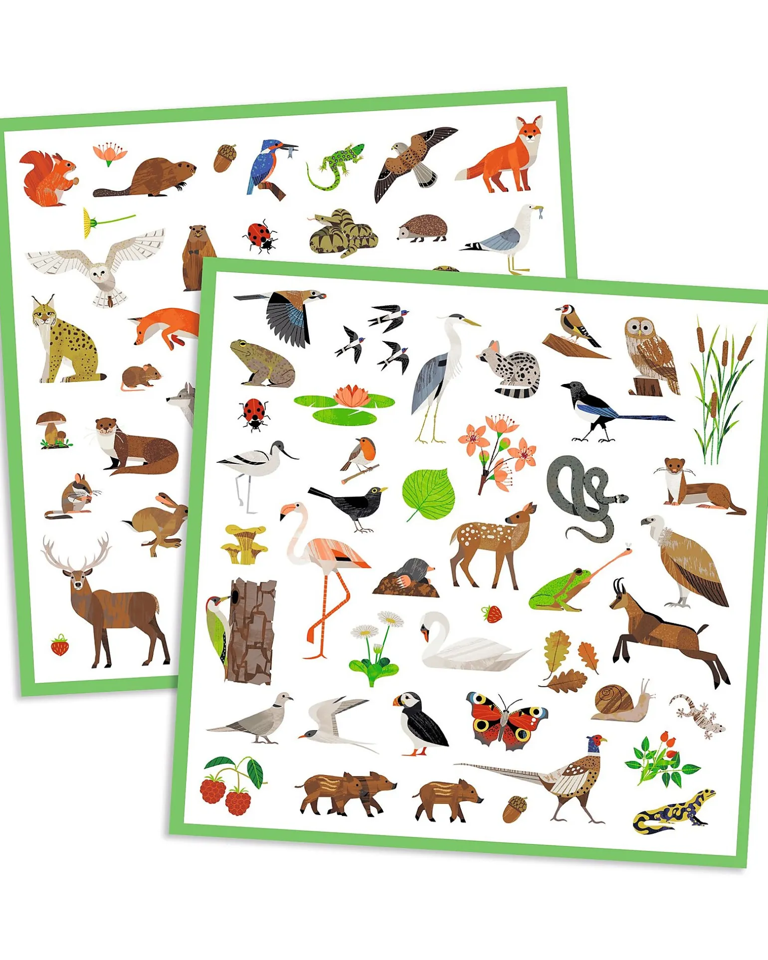 Kit 160 Adesivi - Tema Fauna - dai 4 ai 7 anni