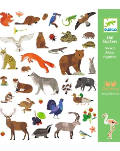 Kit 160 Adesivi - Tema Fauna - dai 4 ai 7 anni