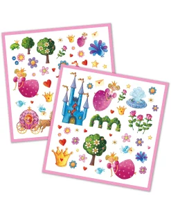 Kit 160 Adesivi - Tema la Principessa Margherita - dai 4 ai 7 anni