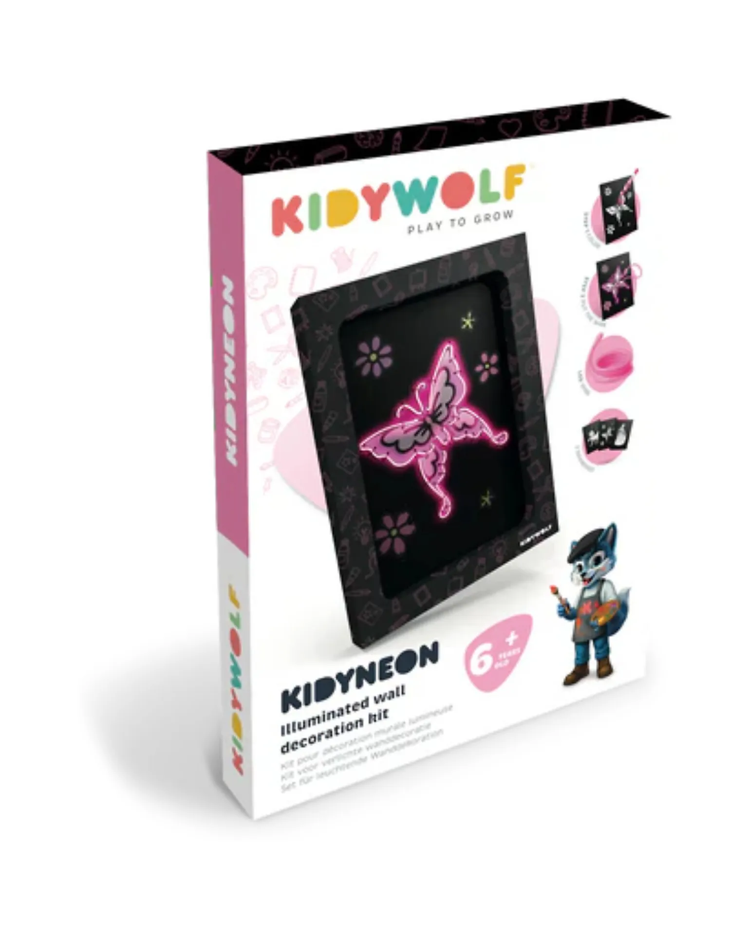 Kit Creativo Kidyneon - Rosa - Crea e Illumina le tue Idee
