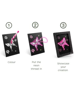 Kit Creativo Kidyneon - Rosa - Crea e Illumina le tue Idee