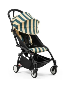 Kit Estivo Collezione Riviera - Monaco - Rivestimento per Passeggino YOYO3 + Parasole e Borsa in Omaggio