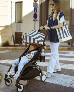 Kit Estivo Collezione Riviera - Monaco - Rivestimento per Passeggino YOYO3 + Parasole e Borsa in Omaggio