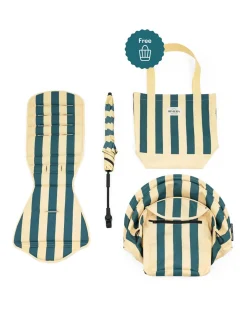 Kit Estivo Collezione Riviera - Monaco - Rivestimento per Passeggino YOYO3 + Parasole e Borsa in Omaggio