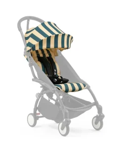 Kit Estivo Collezione Riviera - Monaco - Rivestimento per Passeggino YOYO3 + Parasole e Borsa in Omaggio