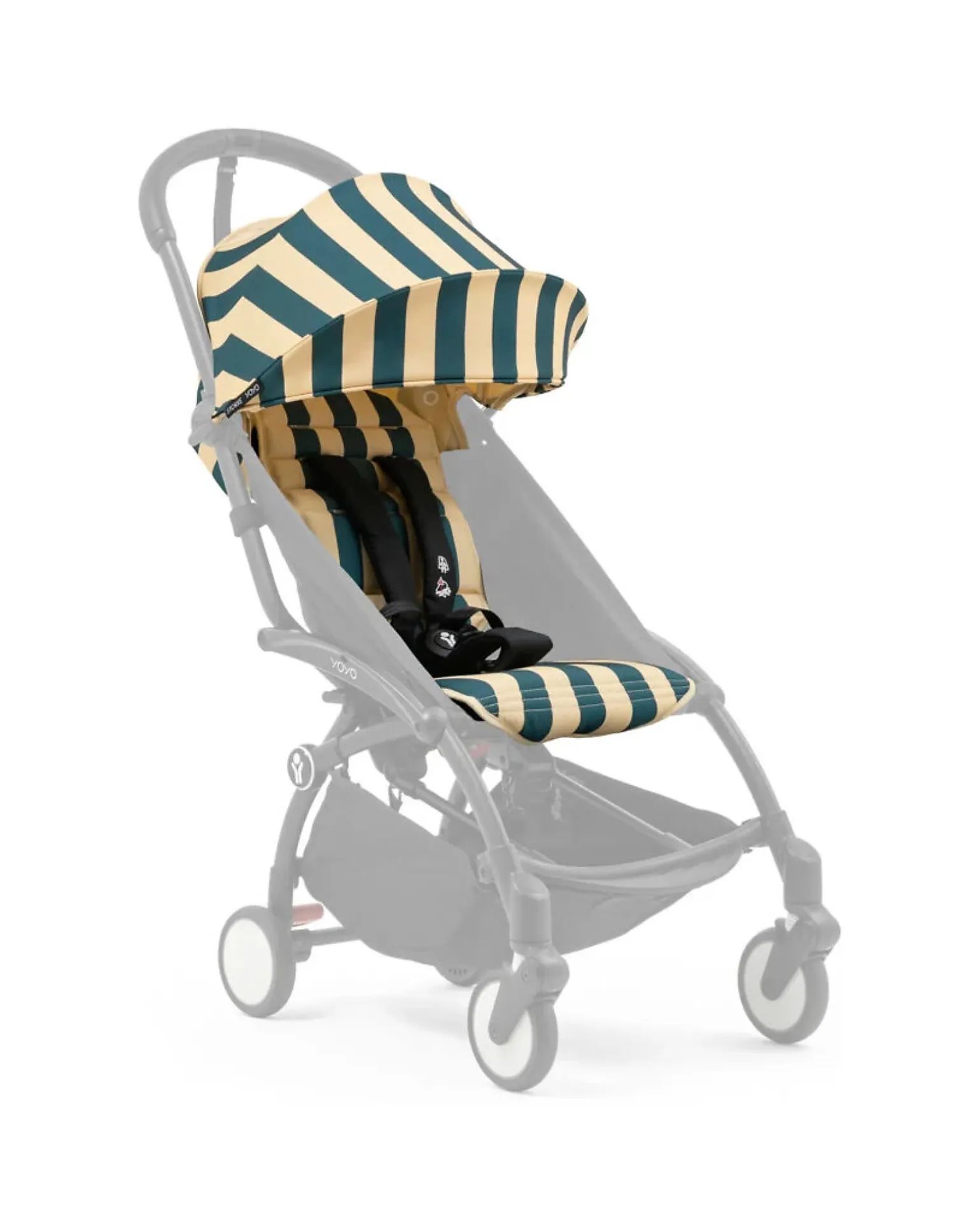 Kit Estivo Collezione Riviera - Monaco - Rivestimento per Passeggino YOYO3 + Parasole e Borsa in Omaggio
