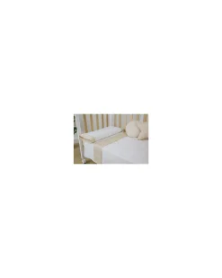 Kit Piumone e Paracolpi per Lettino 120x60 - Galaxy Beige - 100%Cotone