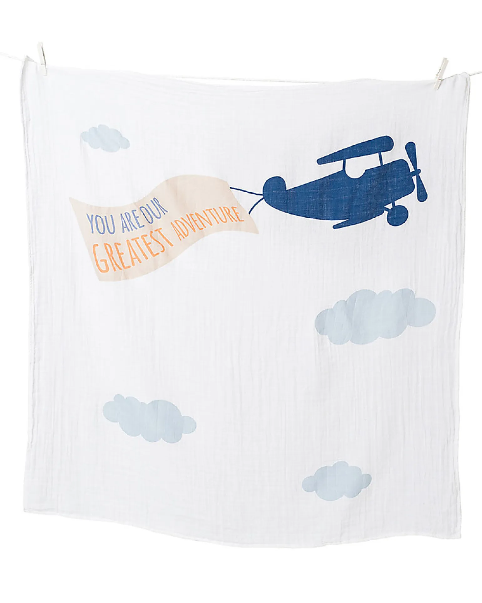 Kit Primo Anno Greatest Adventure - Copertina Swaddle in Mussola di Cotone + 14 Cards - Per i bebé più social!