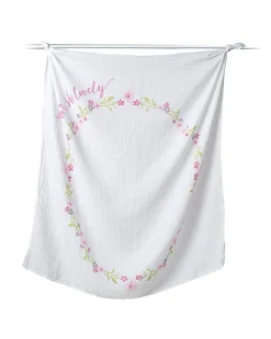 Kit Primo Anno Isn't She Lovely - Copertina Swaddle in Mussola di Cotone + 14 Cards - Per i bebé più social!